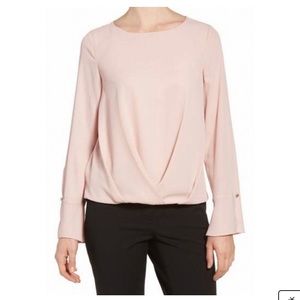 Vince Camuto Hush Pink Womens Blouse size S